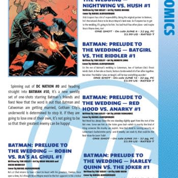 The Full DC Comics Catalog for June 2018 + Solicits &#8211; Preludes and Weddings