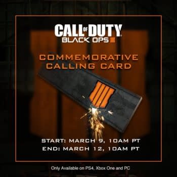 You Can Get a Black Ops 4 Calling Card Until Tomorrow