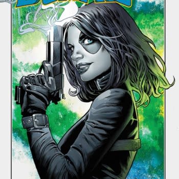Domino #1 cover by Greg Land and Frank D'Armata