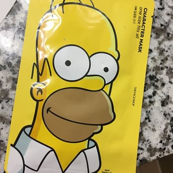 D'oh! This Homer Simpson Sheet Mask is What Nightmares Are Made Of