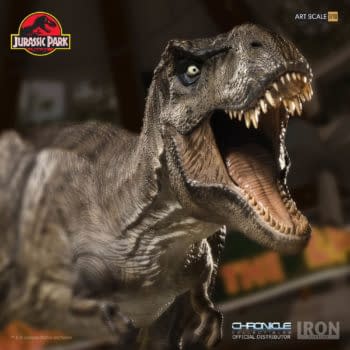 Iron Studios T-Rex Jurassic Park Statue 7
