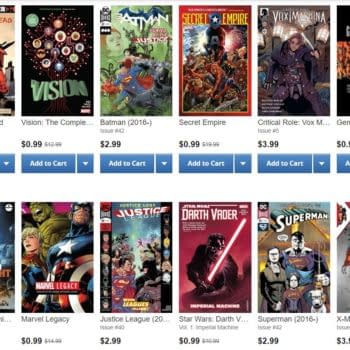 ComiXology Bestseller List &#8211; 15th March 2018 &#8211; Invaded by the Marvel 99 Cent Sale