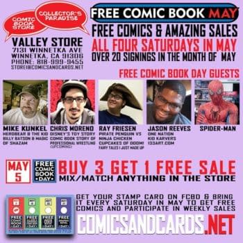 California's Collector's Paradise Turns Free Comic Book Day&#8230; Into Free Comic Book May