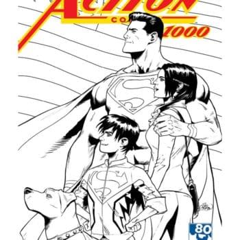 Pat Gleason's Action Comics #1000 Cover for Newbury Comics Chain