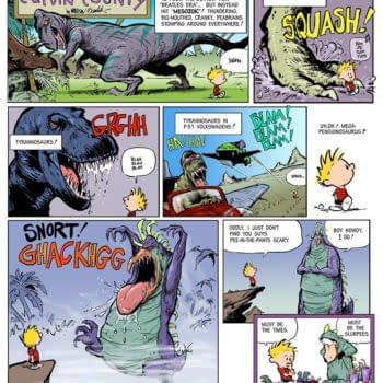 Calvin and Hobbes Crosses Over with Bloom County Again