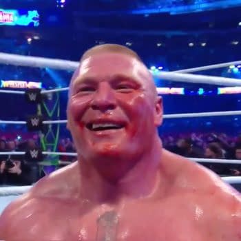 Brock Lesnar Happy wrestlemania