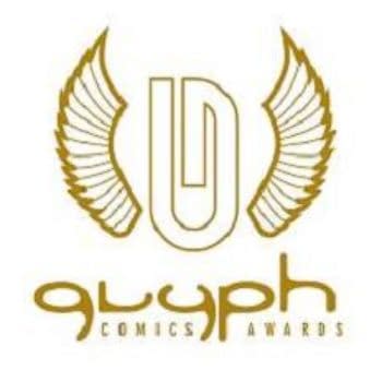 2018 Glyph Comics awards logo