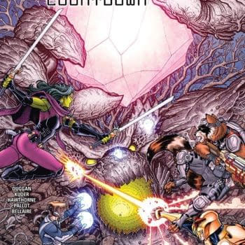 Infinity Countdown #2 cover by Nick Bradshaw and Morry Hollowell
