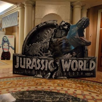 Jurassic World: Fallen Kingdom Standee Spotted at Cinemacon