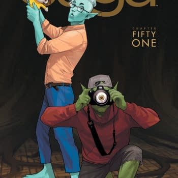 Saga #51 cover by Fiona Staples