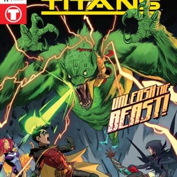 Teen Titans #19 cover by Dan Mora