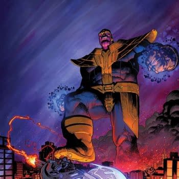 Thanos Annual #1 cover by Geoff Shaw and Antonio Fabela