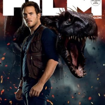 Chris Pratt and the Indoraptor Are on the Cover of Total Film, Plus a TV Spot