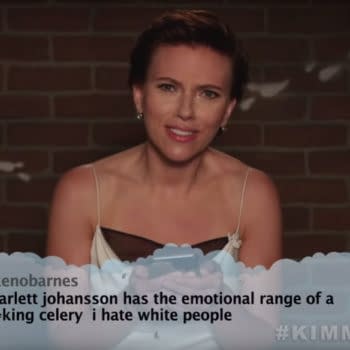 Scarlet Johansson Jimmy Kimmel Show Avengers: Infinity War Mean Tweets
