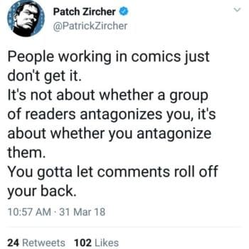 Patrick Zircher: No One Is Locked Out of Comics Because of Politics