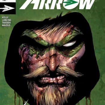 Green Arrow #40 cover by Tyler Kirkham and Arif Prianto