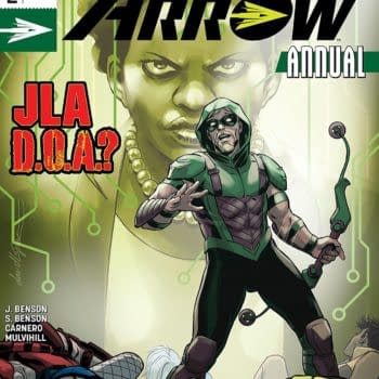 Green Arrow Annual #2 cover by David Lopez