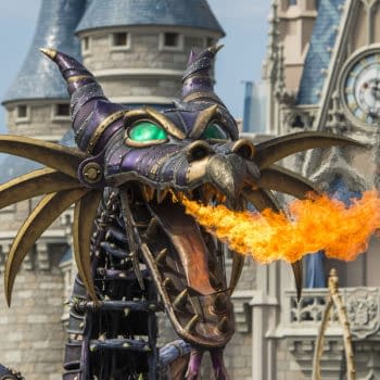 Magic Kingdom Float Up in Smoke, Maleficent Dragon Catches Fire