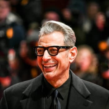 American actor Jeff Goldblum attends the Opening Ceremony and the 'Isle of Dogs' premiere during the 68th Berlinale International Film Festival Berlin 2018