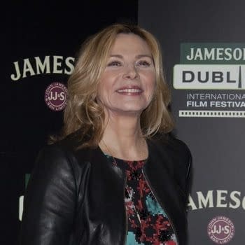 DUBLIN, IRELAND - MARCH 2015: Actress Kim Cattrall