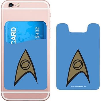 DC Comics Star Trek Logo Smartphone Card Holder Icon Heroes SDCC 2