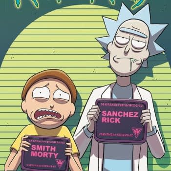 Rick and Morty #39 cover by Marc Ellerby and Sarah Stern