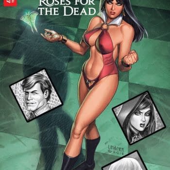 Vampirella: Roses for the Dead #1 cover by Joseph Michael Linsner