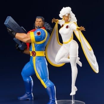 X-Men '92 Bishop and Storm Kotobukiya Statue