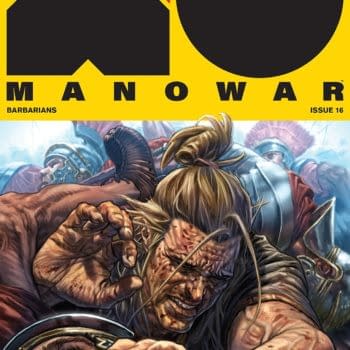 X-O Manowar #16 cover by Lewis Larosa and Diego Rodriguez