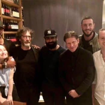 American Gods Season 2 Update: Cast Dinner, Axe Throwing, and a Stormare Selfie