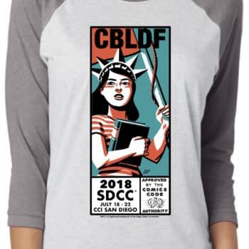 Michael Cho's Exclusive CBLDF Shirt for San Diego Comic-Con 2018