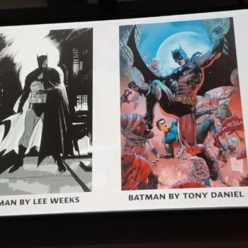Batman Back in the Bat-Trunks Over His Broken Heart