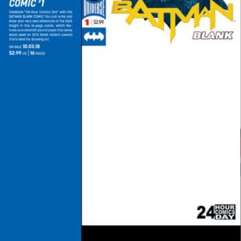 24-Hour Comic Day Saved &#8211; DC Blank Comics Now Have 24 Pages in Them