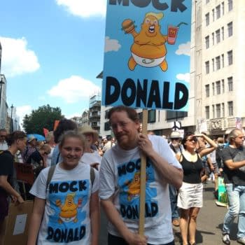 The Best Pop Culture Placards I Saw at the Trump Protest March in London