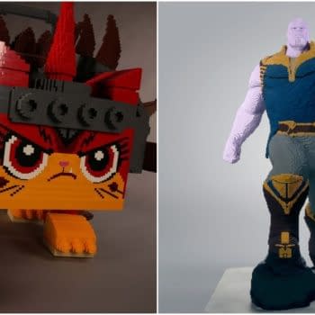 Check Out These Two Life-Size LEGO Statues at SDCC: Thanos and Unikitty!