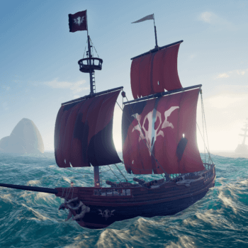 Sea of Thieves Cursed Sails red