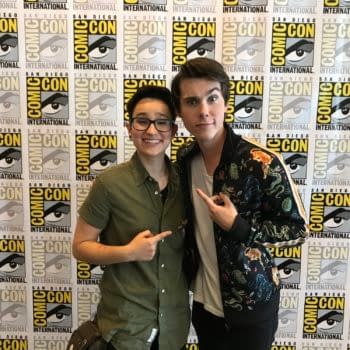 Black Lion Envy From Voltron: Legendary Defender's Jeremy Shada and Bex Taylor-Klaus at SDCC