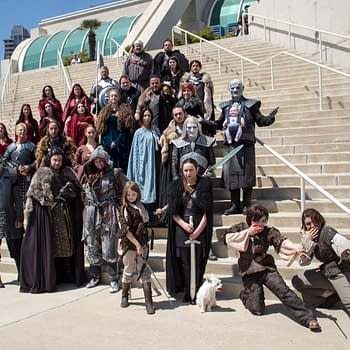 Game of Thrones Gathering Prepares for Winter Outside SDCC 2018