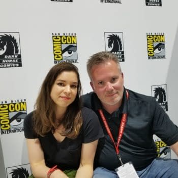 Veronica and Andy Fish Talk 'Blackwood' and Finish Each Other's Sentences at SDCC
