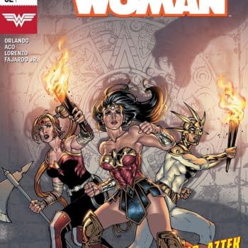 Wonder Woman #52 cover by David Yardin