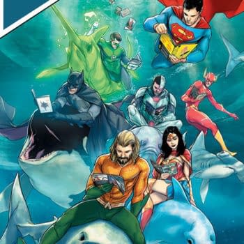 Robert Venditti and Scott Kolins's Aquaman/JLA Story for DC Essential Graphic Novels Catalogue 2019