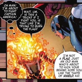 Does Ghost Rider Fighting Captain America Count as Burning the Flag? Avengers #8 This Week&#8230;