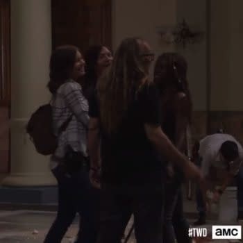 'The Walking Dead' Season 9 BTS Video: Daryl Dines on Michonne, Khary Payton Dreads Outtakes