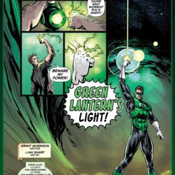 First Review: The Green Lantern #1 by Grant Morrison and Liam Sharp &#8211; From 2000AD to Preacher?