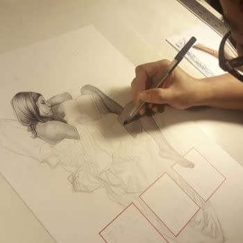 Frank Cho Gets His Ballpoint Out