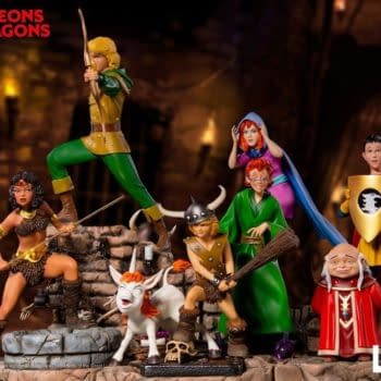 Dungeons and Dragons Cartoon Statues