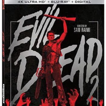 Evil Dead 2 4K Blu Ray Cover