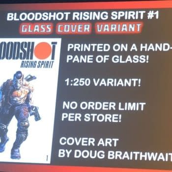 Valiant Announces Their Glass Cover Variant for Bloodshot Rising Spirit #1