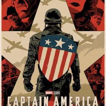 Mondo Marvel Studios Anniversary Captain America First Avenger by Francavilla