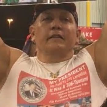RAW/UNEDITED: "Fahrenheit 11/9" outtake of Cesar Sayoc at 'Trump 2020' Rally in February 2017